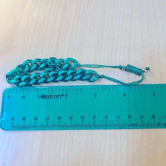 Emerald Green Chunky Link Bracelet *NEW* - Picture 5 of 6